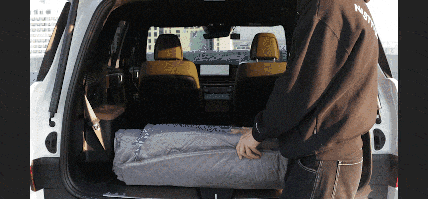 본투로드 디 올뉴 싼타페 MX5 전용 캠핑 차박 자충매트